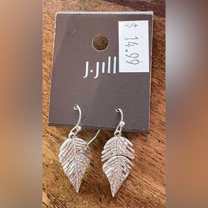 J. Jill Silver Nature-Inspired Earrings